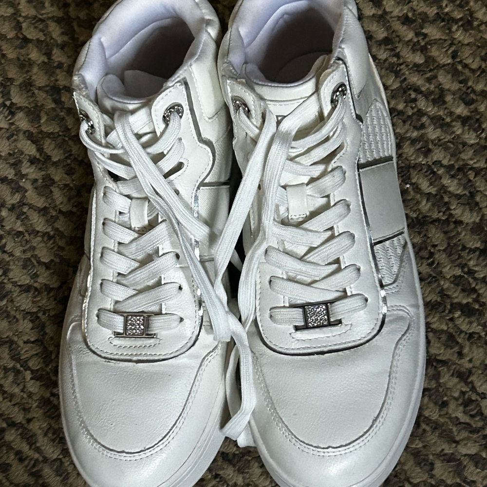 Aldo White High-Top Sneakers